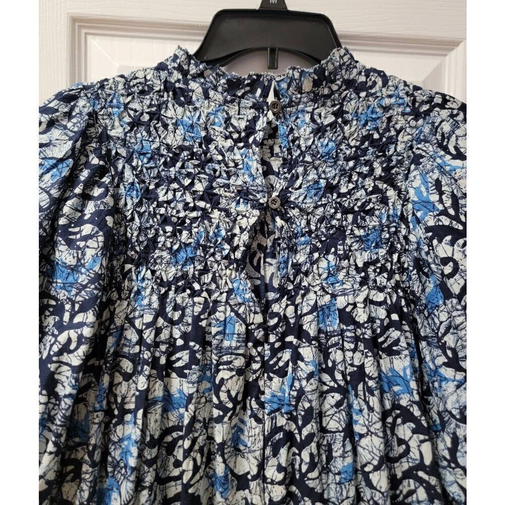 Anthropology/ Love The Label Andrea puff Sleeve Mini Dress M - Picture 4 of 12